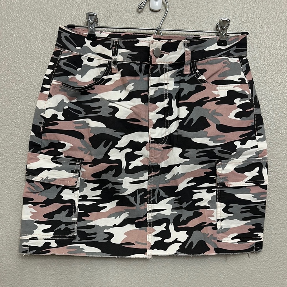 Camouflage Mini Skirt